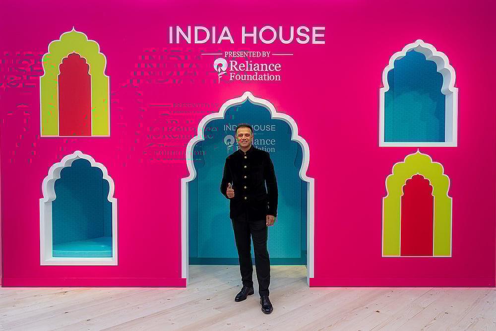 | Source: Special Arrangement : Former cricketer Rahul Dravid at India House